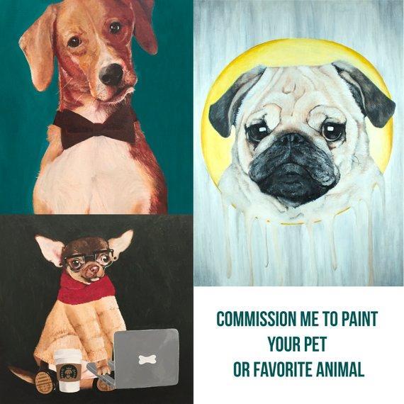 Personalized Oil Painting From Photos, handcraft art on Canvas-Show Case RSL101033-30