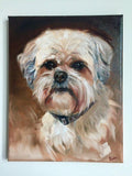 F&S Gift Store Custom Pet Portrait Oil Painting on Canvas