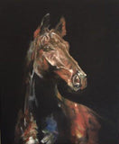F&S Gift Store Custom oil portrait of your pet from tour photo