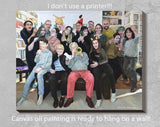 Personalized Oil Painting From Photos, handcraft art on Canvas-Show Case MFO100464-36