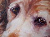 F&S Gift Store Guitar CHARLIE, custom Pet Portrait Oil Paintings by puci, 8x10"