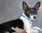 F&S Gift Store Custom Pet Portrait, Pet Commission, Dog Portrait, Oil Painting, Pet Portrait, Pet Painting, Dog, Cat, Horse, 9x12", Gift Item