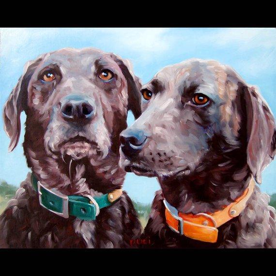 Personalized Oil Painting From Photos, handcraft art on Canvas-Show Case KCD102445-30
