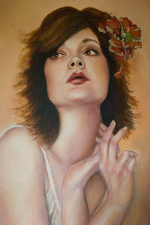 Personalized Oil Painting From Photos, handcraft art on Canvas-Show Case FIN101456-20