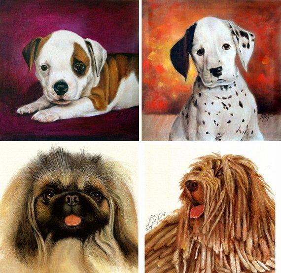 Personalized Oil Painting From Photos, handcraft art on Canvas-Show Case EIR100267-48