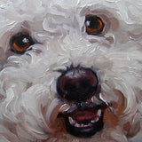 F&S Gift Store Pet Lovers, custom Pet Portrait Oil Painting by puci, 8x8"