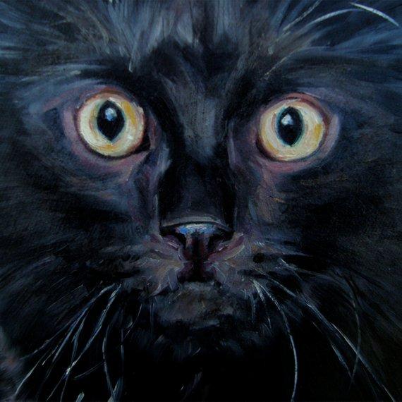 F&S Gift Store CLOSE UPS, custom Pet Portrait oil paintings by puci, 8x8 inches