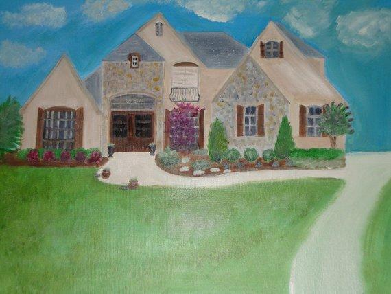 Personalized Oil Painting From Photos, handcraft art on Canvas-Show Case KED100893-24