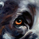 F&S Gift Store LovelyLucy, custom Pet Portrait Oil Painting by puci, 12x12"