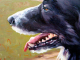 F&S Gift Store LookingBeyond, CUSTOM Pet Portrait Painting in Oils by puci, 10x10"
