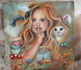 F&S Gift Store Children's Fairy Tale Custom Portrait oil Painting 20x20
