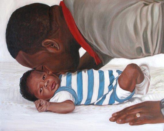 Personalized Oil Painting From Photos, handcraft art on Canvas-Show Case NSD101464-24