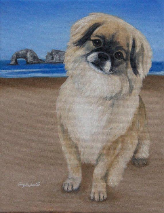 F&S Gift Store Custom Pet Portrait Oil Painting 16x20 10% donated to rescue