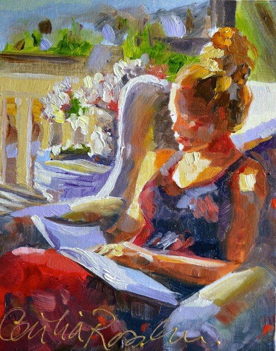 Personalized Oil Painting From Photos, handcraft art on Canvas-Show Case JFO102520-12
