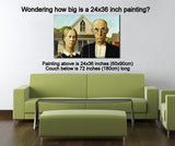 Personalized Oil Painting From Photos, handcraft art on Canvas-Show Case PFA101533-48
