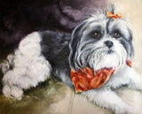F&S Gift Store Custom Pet Portrait, Pet Oil Painting, 8x10, Animal Painting, Custom Cat Portrait