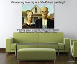 F&S Gift Store Family portrait from a photo, extra large oil painting on canvas. 100% money-back guarantee