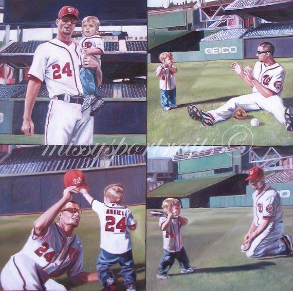 Personalized Oil Painting From Photos, handcraft art on Canvas-Show Case HAJ100459-48