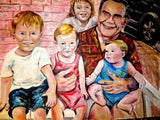 Personalized Oil Painting From Photos, handcraft art on Canvas-Show Case EAJ102515-48