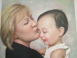 F&S Gift Store Oil portrait painting from photo, up to 30x40 inches. 100% money-back guarantee