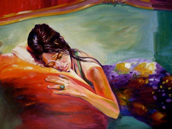 Personalized Oil Painting From Photos, handcraft art on Canvas-Show Case OKB101316-24