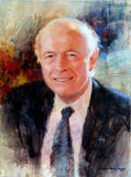 F&S Gift Store Custom oil portrait painting personalized original art oil painting gift for men dad father grandfather grandpa grandparent grandma 12x16