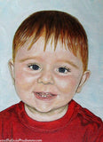 F&S Gift Store Custom Baby Portrait - Child Paintings - By Toronto Portrait Artist Malinda Prud'homme