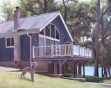 F&S Gift Store Custom HOUSE PAINTING - House Portrait - From your Photo - Oil Painting - Unique Gift