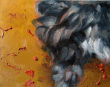 F&S Gift Store Shihtzu Smiles, custom Pet Portrait Oil Painting by puci, 8x10"