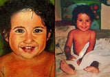 Personalized Oil Painting From Photos, handcraft art on Canvas-Show Case GAL100479-24