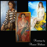 Personalized Oil Painting From Photos, handcraft art on Canvas-Show Case GAL100479-24