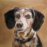 F&S Gift Store Custom 8"x8" Pet Portrait by LaPine Design - Oil Painting on Gallery Wrapped Canvas