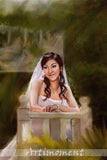 Personalized Oil Painting From Photos, handcraft art on Canvas-Show Case SLA101299-20