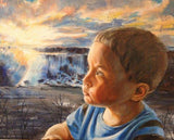 Personalized Oil Painting From Photos, handcraft art on Canvas-Show Case ARO100904-36