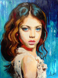 F&S Gift Store Portrait Painting Custom Oil Kids PERSONALIZED Gift - Painting from Photo Hand Painted