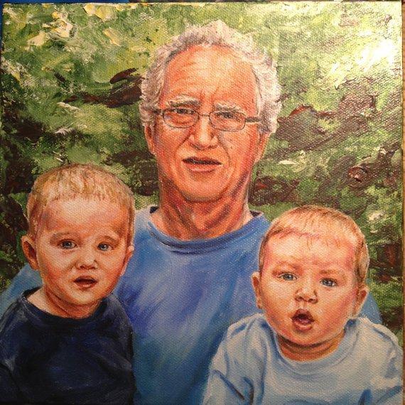 Personalized Oil Painting From Photos, handcraft art on Canvas-Show Case TBK101489-48