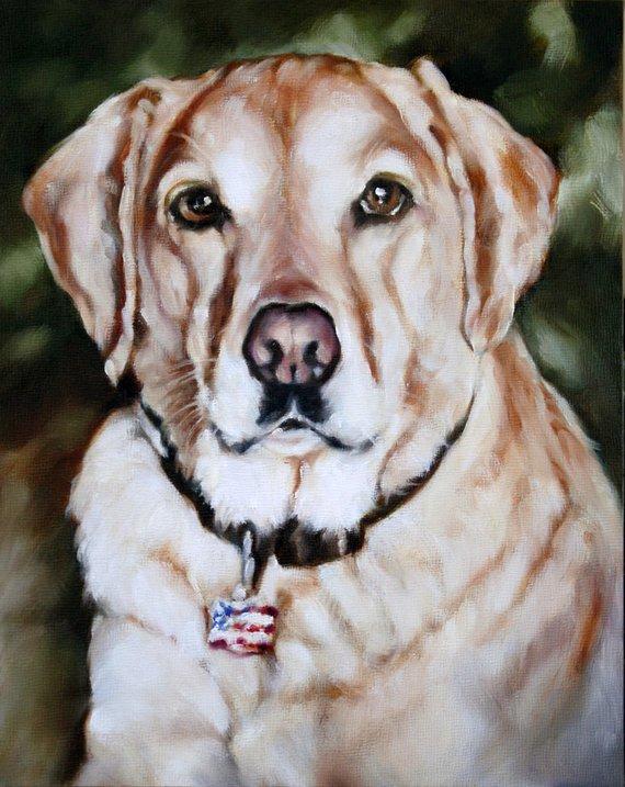 F&S Gift Store Custom Pet Portrait, Custom Pet Portrait, Animal Art, Custom Paintings, Oil Painting, 8x10