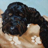F&S Gift Store Custom Pet Portrait Oil Painting 8" x 8"