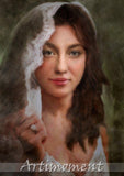Personalized Oil Painting From Photos, handcraft art on Canvas-Show Case PTM101358-12
