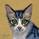 F&S Gift Store Custom Painted Oil Portrait, person, pet, house, boat, landscape by Alice Leggett