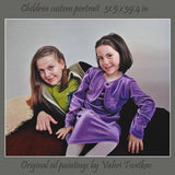 Personalized Oil Painting From Photos, handcraft art on Canvas-Show Case FFK100604-48