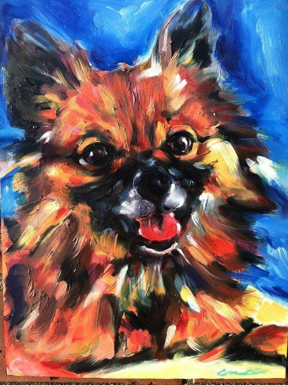Personalized Oil Painting From Photos, handcraft art on Canvas-Show Case ICH102481-20