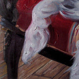 F&S Gift Store King Charles, custom Pet Portraits dog paintings in Oils by puci, 12x12 inches