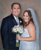 Personalized Oil Painting From Photos, handcraft art on Canvas-Show Case HMD101500-30