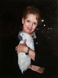 Personalized Oil Painting From Photos, handcraft art on Canvas-Show Case HMD101500-30