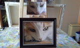 F&S Gift Store I create a portrait of your pet from a photo on a canvas with oil paint.