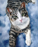 F&S Gift Store Pet Portrait, Cat Portrait, Animal Art, Custom Paintings, Oil Painting, 8x10