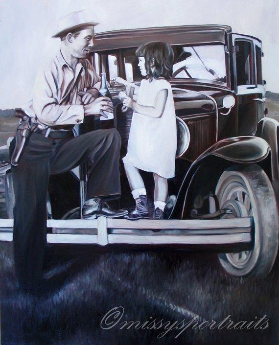 Personalized Oil Painting From Photos, handcraft art on Canvas-Show Case GDAN101421-24
