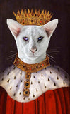 F&S Gift Store SINGLE Pet Portrait - King Henry Custom Renaissance Pet Dog/Cat Portraits - Digital personalized portrait painting using your Pet's Photo