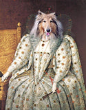 F&S Gift Store Queen - Custom Pet Portraits - Digital personalized portrait painting using your Pet's Photo